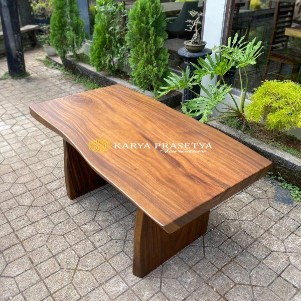 Jual Meja Makan Kayu Trembesi Utuh, Furniture Trembesi